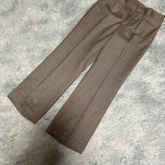 新品！ NewYorker ブラウン　ヘリーボーンウールスーツの画像