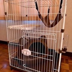 猫 ケージ トイレ 水飲み セット
