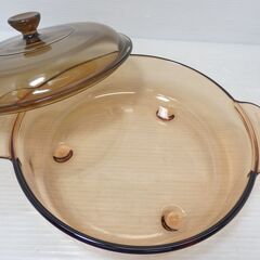 59/612 iwaki　ビジョン パイロセラム卓上鍋 21㎝(未使用)【モノ市場知立店】の画像