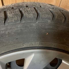 トヨタAQUAスチールホイールとスタッドレスタイヤ
の画像