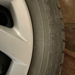 トヨタAQUAスチールホイールとスタッドレスタイヤ
の画像
