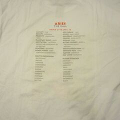 【Tシャツ】ミッキーマウス　ARIES（おひつじ座）【ヴィンテージ　90'S】の画像