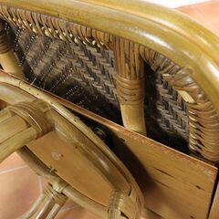 ラタン 籐家具 回転チェア 1人掛けチェア パーソナルチェア 小ぶりな椅子 家具 JG_MJX_B1211-J005の画像