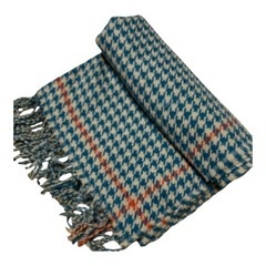 新品 格子柄ストール の画像