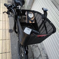 [YAMAHA]PAS KISS mini un(パス キス ミニアン)20吋 電動アシスト自転車 8.7Ahバッテリー+充電器(ネイビー)の画像