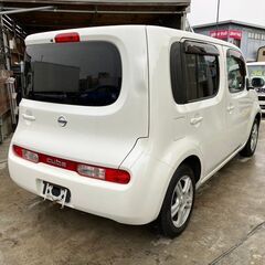 キューブ 4WD 7.1万キロ ナビ フルセグTV ETC 車検2年付【支払総額34.8万円】の画像