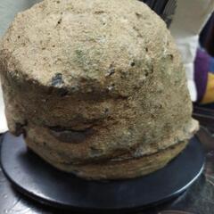 天然原石瑪瑙台付大型の画像