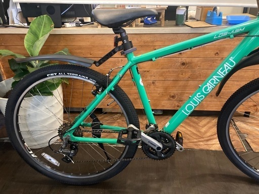 【SALE！12月29日まで全品防犯登録無料！ LOUIS GARNEAU LGSｰASM前後タイヤ・チューブ新品！】アルミフレーム 