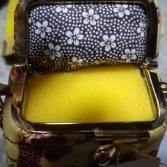 金更紗の小銭入れの画像