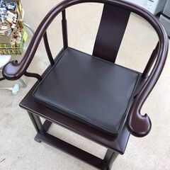 【A228】アンティークアームチェア  （幅58cm×奥行き50...