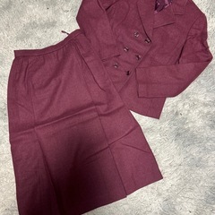 Lelian 赤紫色　スーツ　セット　9 M