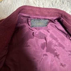 Lelian 赤紫色　スーツ　セット　9 Mの画像