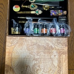 新品　シーリングスタンプ セット　ワックスレター　ペン　レターセット　判子　　文房具の画像