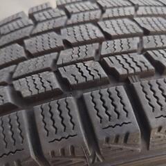 スタッドレスタイヤ14インチホイール付きの画像