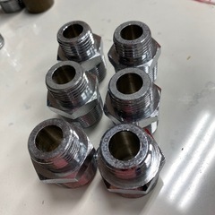 ニップル 13×20  水道管材 6個