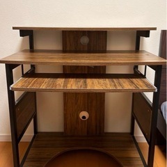 DEWEL パソコンデスク 80cmの画像