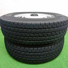 23年 深溝 ヨコハマ 冬タイヤ 145/80R12 (145R12) 6PR サンバー他/軽バン トラック用 スチールホイール付き！の画像