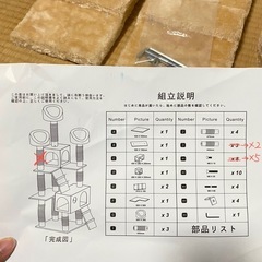 キャットタワー　訳アリ品の画像