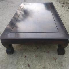 黒檀テーブルの画像