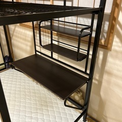 デスク付きロフトベッド　の画像