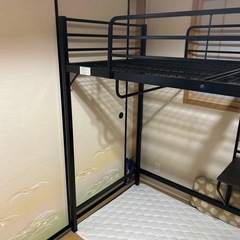 デスク付きロフトベッド　の画像