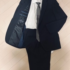 THE DUFFER シャドーストライプ　ネイビー　スーツ/セッ...
