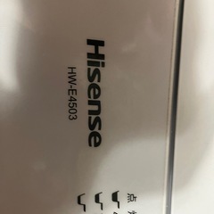 ハイセンス　洗濯機HW-E4503　　の画像