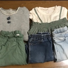 女の子用の服、ズボン等　5枚　