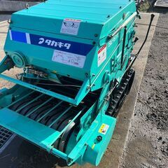  【福岡県みやま市】　動画有り　 タカキタ 自走 小型 ロールベーラ SE-511 歩行型 クローラー ガソリン 作業幅 700mm ノキログ 【管理番号　農機具007】の画像