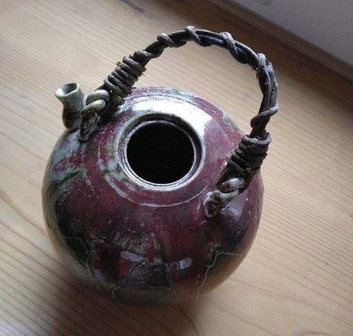 しがらき焼 南部土瓶花入