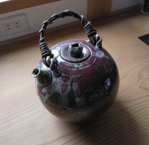 しがらき焼 南部土瓶花入