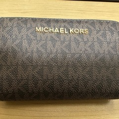 美品　MICHAEL KORS 二つ折り財布 ブラウン