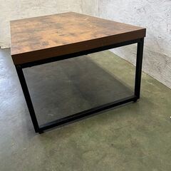 【ジモティ限定特価】 【ニトリ】 センターテーブル ステイン105 アイアン家具 N0521Gの画像