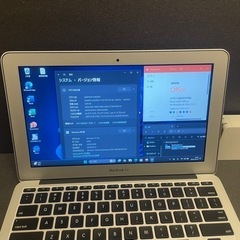 新品バッテリー交換品 macbook windows11 office2021の画像
