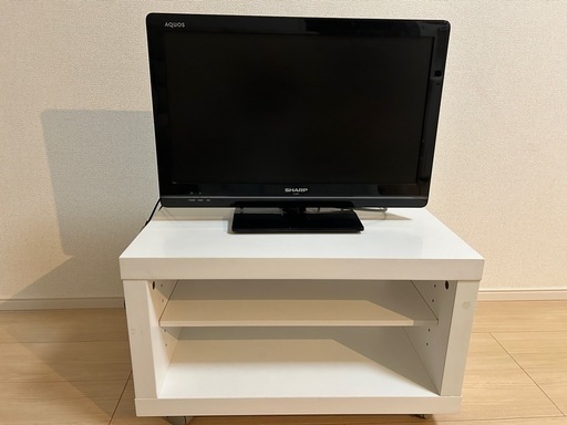 【値下げしました！】SHARP AQUOS 22インチTV \u0026TV台セット