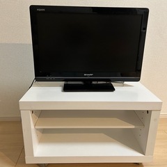 【値下げしました！】SHARP AQUOS 22インチTV &T...
