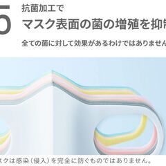 （ピッタマスク） スモール ホワイト（3枚入り）5袋の画像