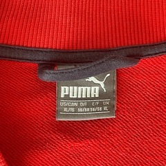 PUMA RedBull ジップトレーナー XL 赤の画像