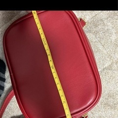 赤い ショルダーバッグ 未使用品の画像