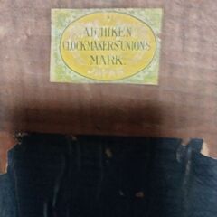 大正ロマン！取引予定者様決まりました！（戦前）TRADE（Ｍ）MARK！掛時計、柱時計、振り子時計、ボンボン時計の画像