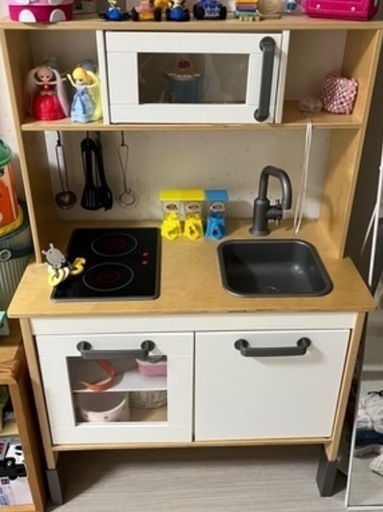 ＢＪさん取引用IKEA(イケア) DUKTIG ミニキッチン バーチ材合板