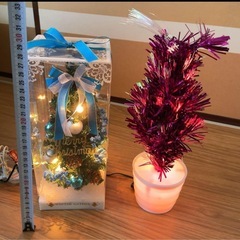 ミニクリスマスツリー　2点セット の画像