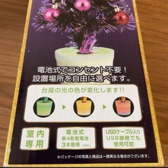 ミニクリスマスツリー　2点セット の画像