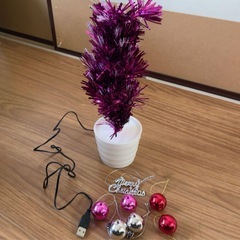 ミニクリスマスツリー　2点セット の画像