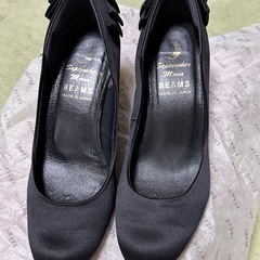 BEAMS September Moon バックリボン パンプス...