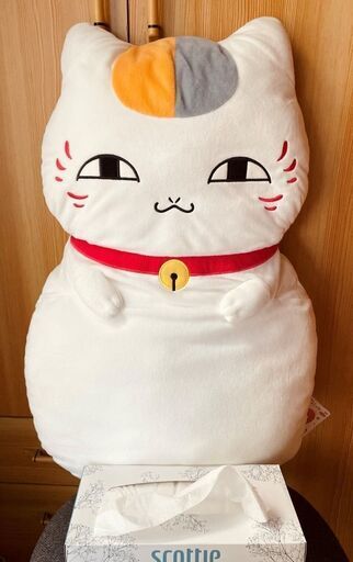 夏目友人帳 めちゃでかぬいぐるみニャンコ先生クッション①