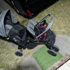 取引者いなければ、スクラップ  ベビートレンド ベビーカー 2人用 タンデムタイプ 前後 シットアンドスタンド ダブルベビーカー ミレニアムの画像