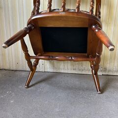 karimoku カリモク コロニアル アームチェア　ダイニングチェア　ヴィンテージ　木製　椅子