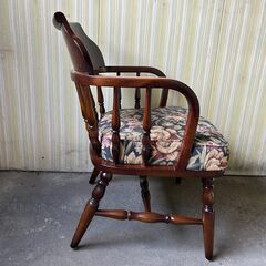 karimoku カリモク コロニアル アームチェア　ダイニングチェア　ヴィンテージ　木製　椅子