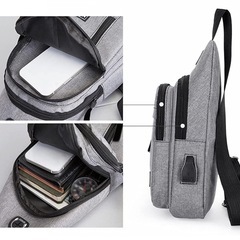 ショルダーバッグ ボディバッグ 3ポケットの画像